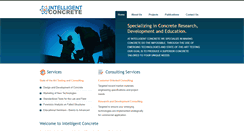 Desktop Screenshot of intelligent-concrete.com